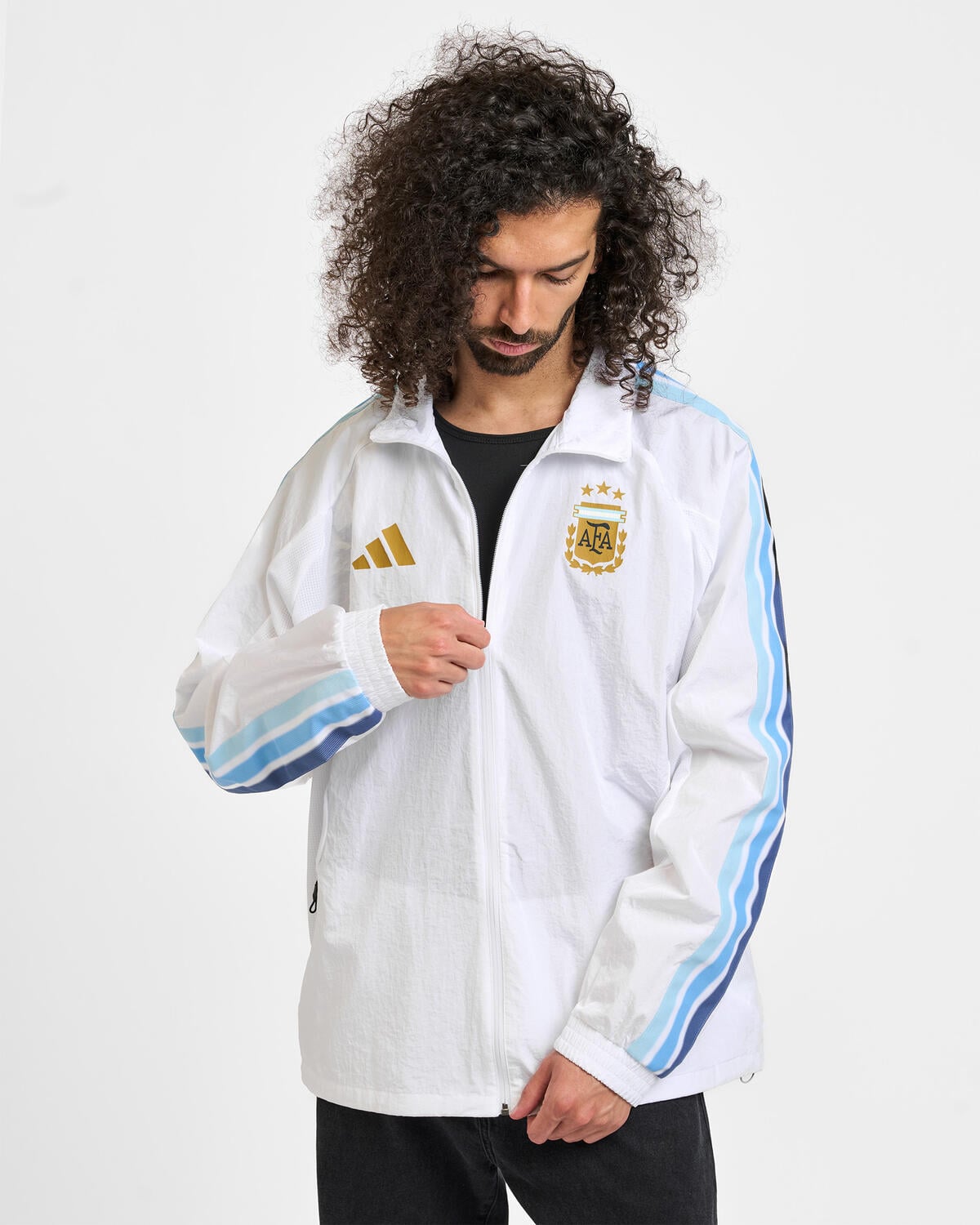 adidas Originals Argentina AFA Home Anthem Jacket | JZ6285 | AFEW